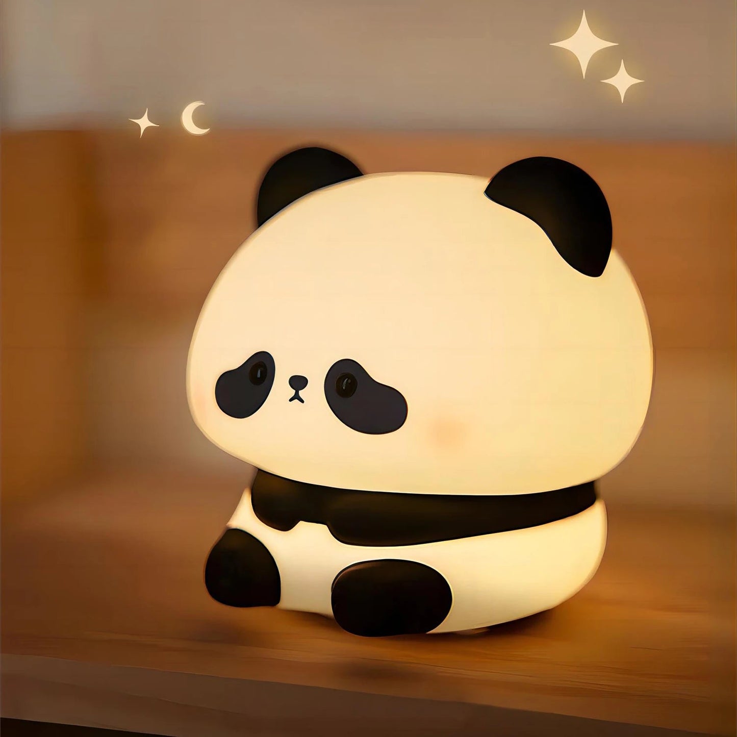 LED Night Lights Cute Sheep Panda Rabbit Silicone Lamp USB Rechargeable Timing Bedside Decor Kids Baby nightlight Birthday Gift - Slobuy