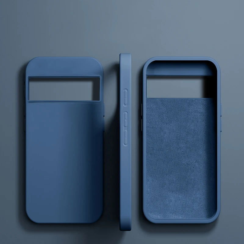 Luxury Original Liquid Silicone Case For Google Pixel 8 7 6 Pro 6A 7A Shockproof Cover Phone Cases Protection Cover Accessories - Slobuy