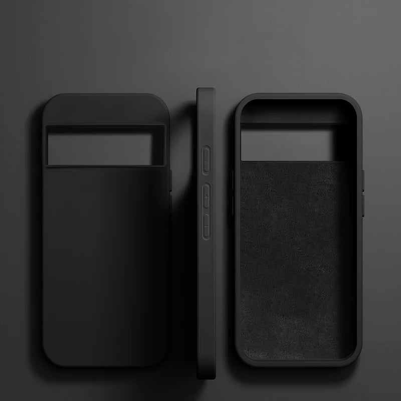 Luxury Original Liquid Silicone Case For Google Pixel 8 7 6 Pro 6A 7A Shockproof Cover Phone Cases Protection Cover Accessories - Slobuy