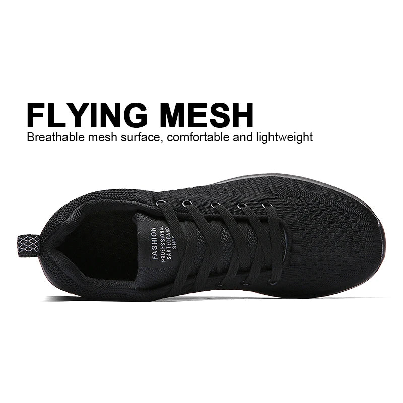 Men Running Walking Knit Shoes Fashion Casual Sneakers Breathable Sport Athletic Lightweight Men Sneakers Casual Shoes - Slobuy