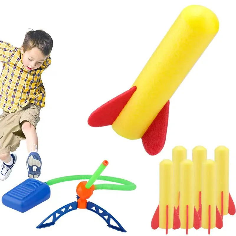 Men and Women Indoor and Outdoor Children Step on Rocket Artillery Launching Toys EVA Foam Outdoor Indoor Toys - Slobuy
