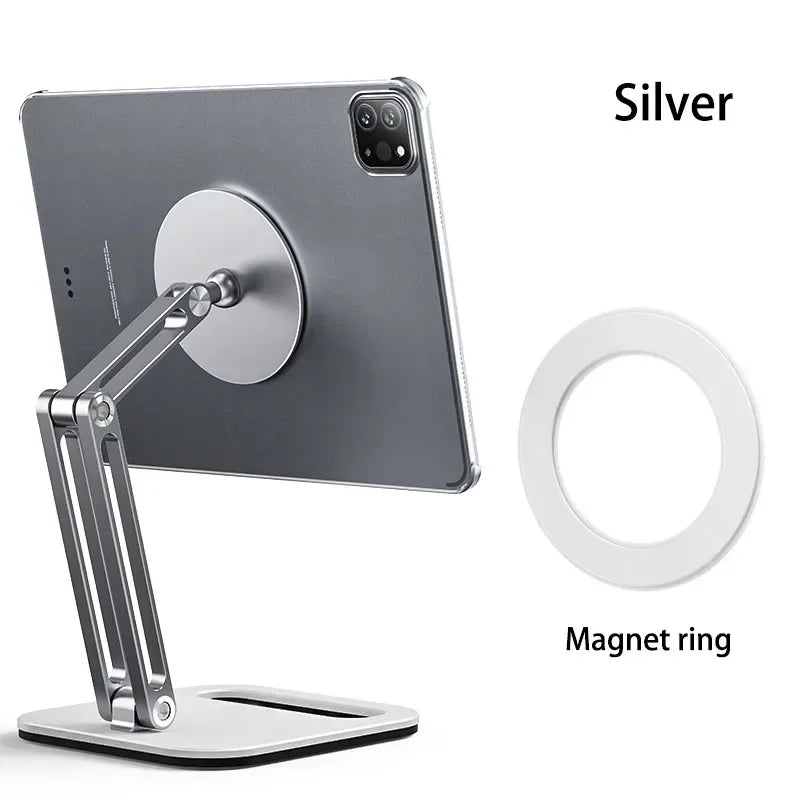 Metal Magnetic Tablet Stand Holder Pad Folddable Support for iPad Air Pro 12 Mini Xiaomi Samsung Accessories - Slobuy