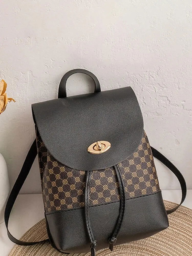 Mini Shoulder Bag PU Leather Portable and Slim Large Capacity Shoulder Cell Phone Backpack for Women - Slobuy