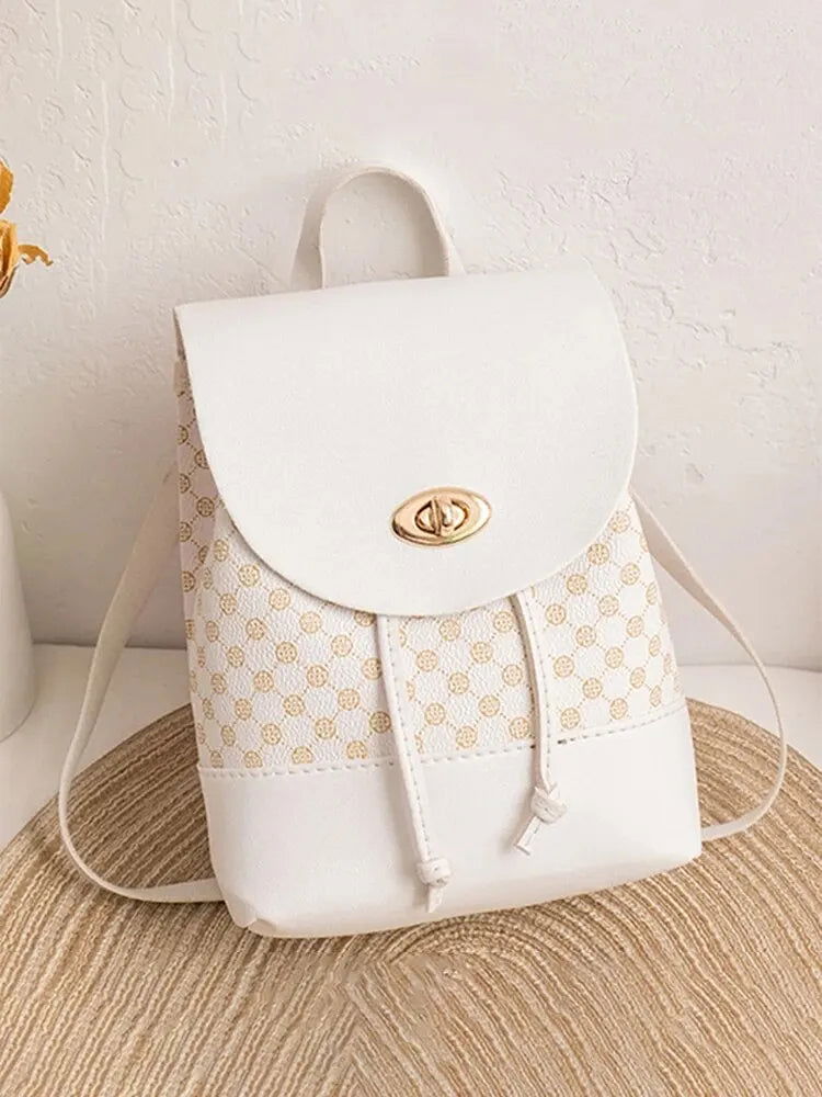 Mini Shoulder Bag PU Leather Portable and Slim Large Capacity Shoulder Cell Phone Backpack for Women - Slobuy