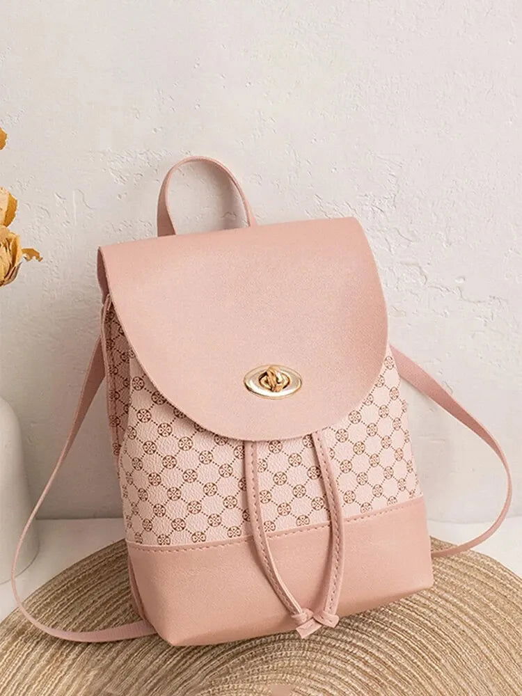 Mini Shoulder Bag PU Leather Portable and Slim Large Capacity Shoulder Cell Phone Backpack for Women - Slobuy