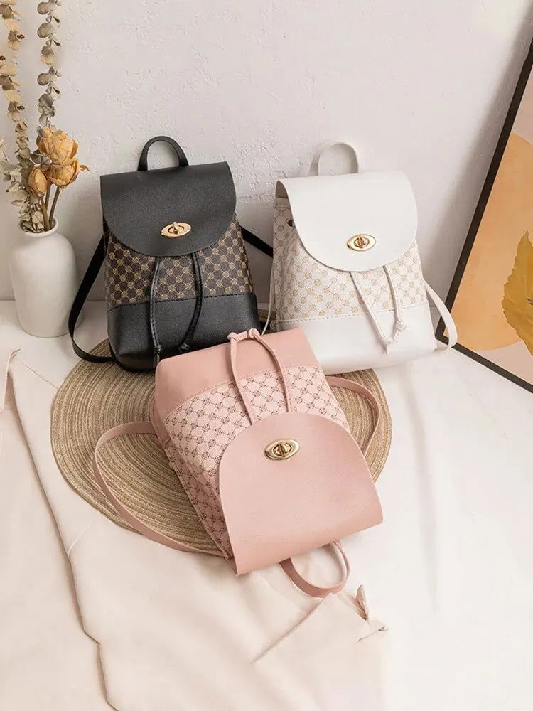 Mini Shoulder Bag PU Leather Portable and Slim Large Capacity Shoulder Cell Phone Backpack for Women - Slobuy