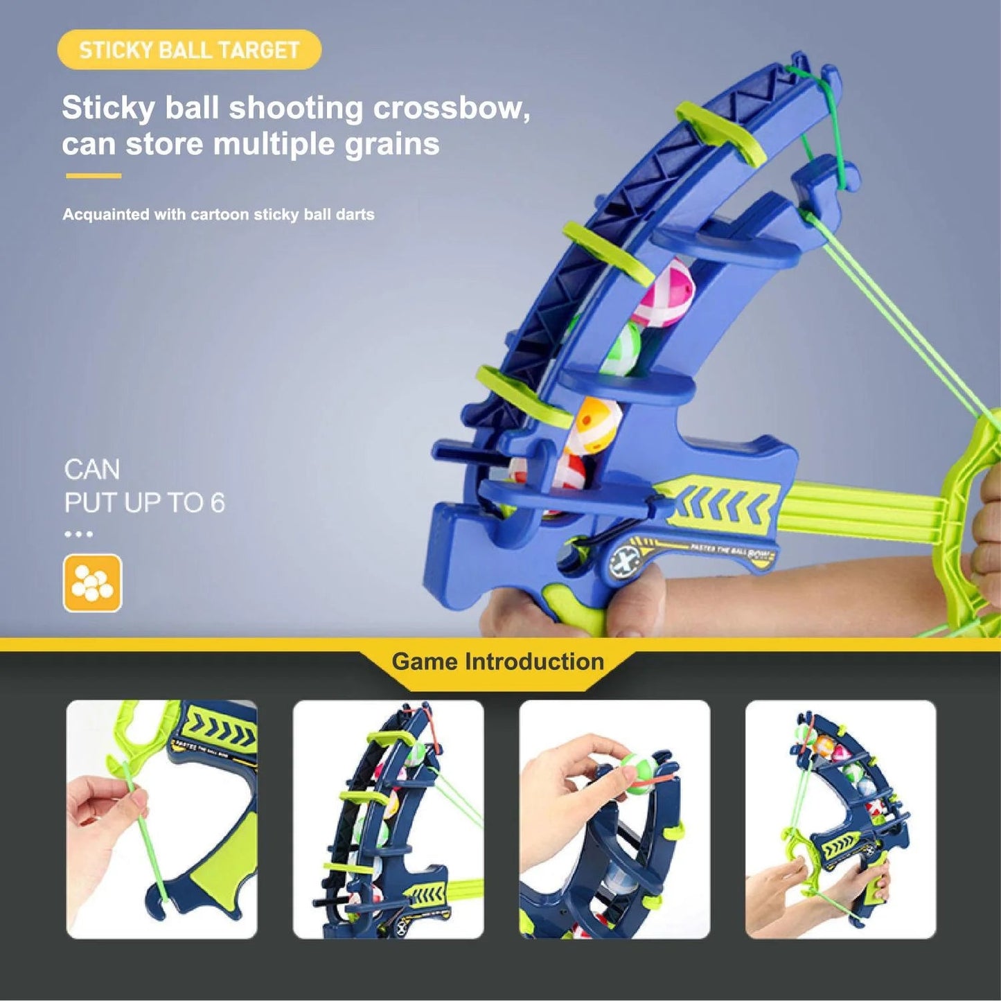 Montessori Throw Sport Slingshot Target Sticky Ball Dartboard Basketball Board Games Educational Children's outdoor Game toy - Slobuy