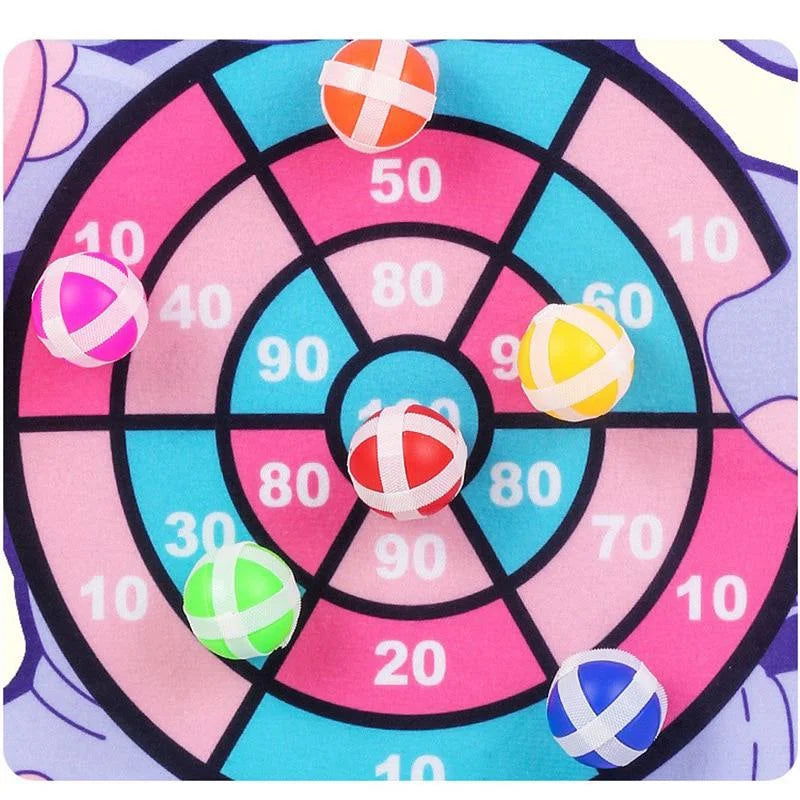 Montessori Throw Sport Slingshot Target Sticky Ball Dartboard Basketball Board Games Educational Children's outdoor Game toy - Slobuy