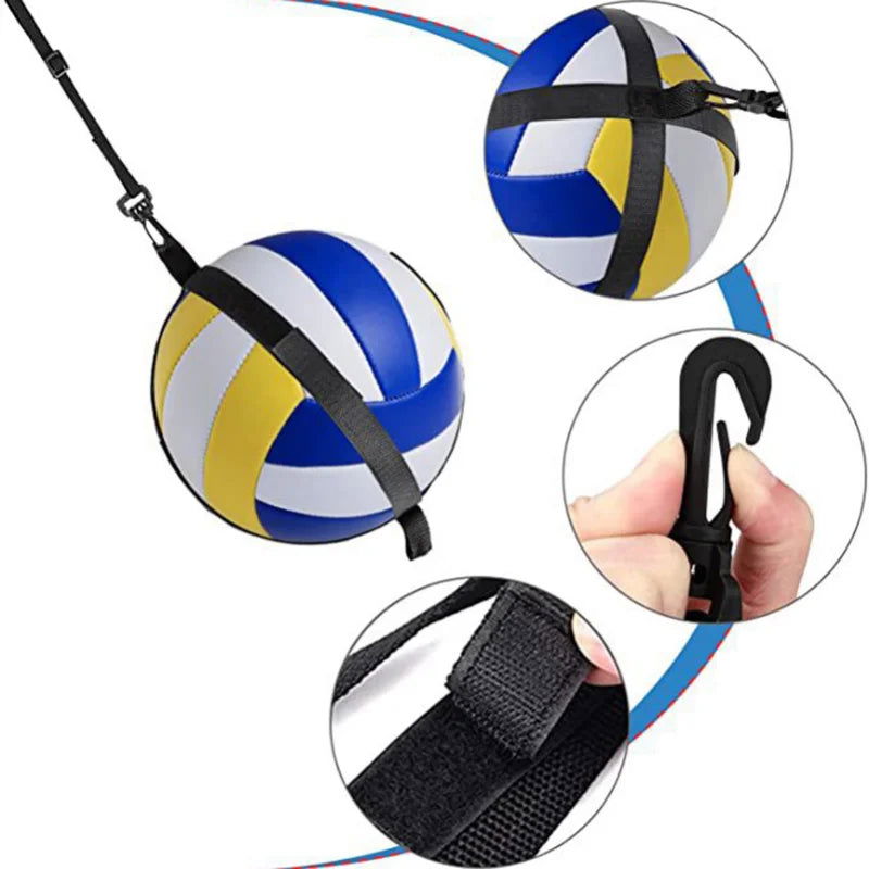New 1pcs Practical Assistant Wear-resistant Flexible Volleyball Practice Trainer for Exercise Volleyball Trainer Volleyball Belt - Slobuy