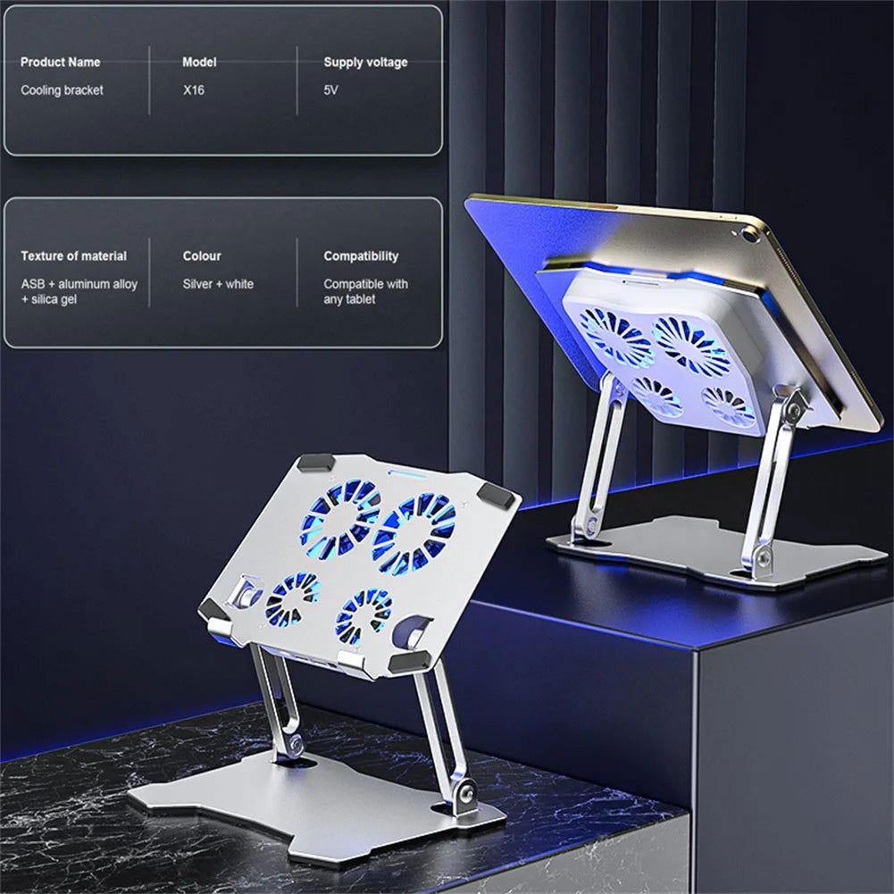 New Cooling Tablet Stand Adjustable Aluminum Notebook Computer Stand Accessories Portable Laptop Holder For Macbook Pro IPad - Slobuy