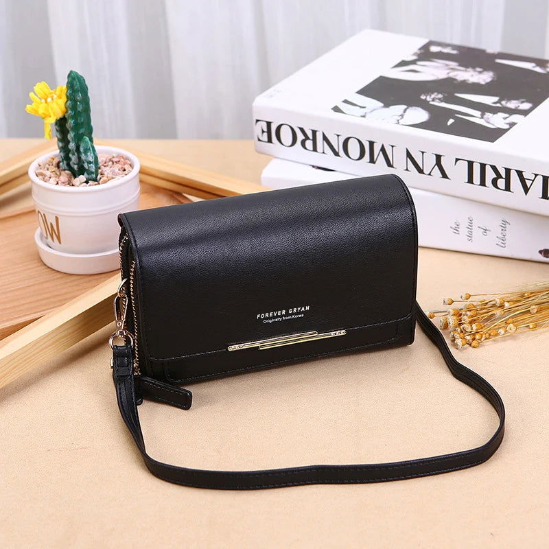 New Pu Leather Women Handbags Female Multifunctional Large Capacity Shoulder Bags Fashion Crossbody Bags For Ladies Phone Purse - Slobuy