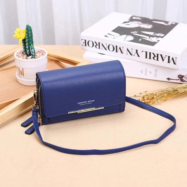New Pu Leather Women Handbags Female Multifunctional Large Capacity Shoulder Bags Fashion Crossbody Bags For Ladies Phone Purse - Slobuy