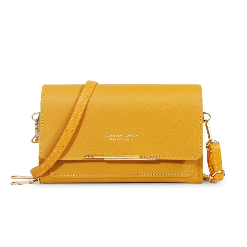 New Pu Leather Women Handbags Female Multifunctional Large Capacity Shoulder Bags Fashion Crossbody Bags For Ladies Phone Purse - Slobuy