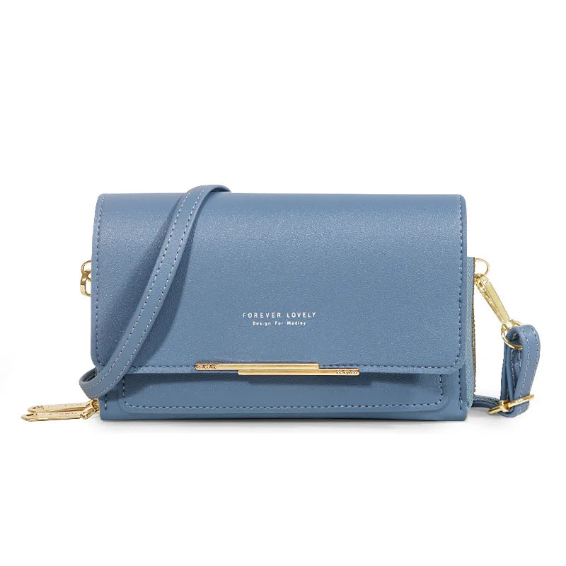 New Pu Leather Women Handbags Female Multifunctional Large Capacity Shoulder Bags Fashion Crossbody Bags For Ladies Phone Purse - Slobuy