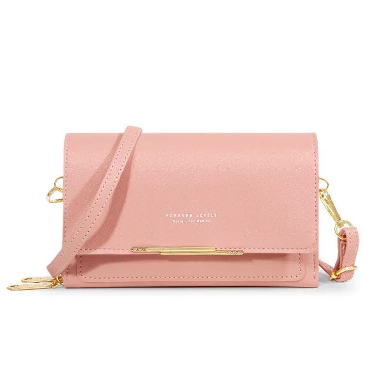 New Pu Leather Women Handbags Female Multifunctional Large Capacity Shoulder Bags Fashion Crossbody Bags For Ladies Phone Purse - Slobuy
