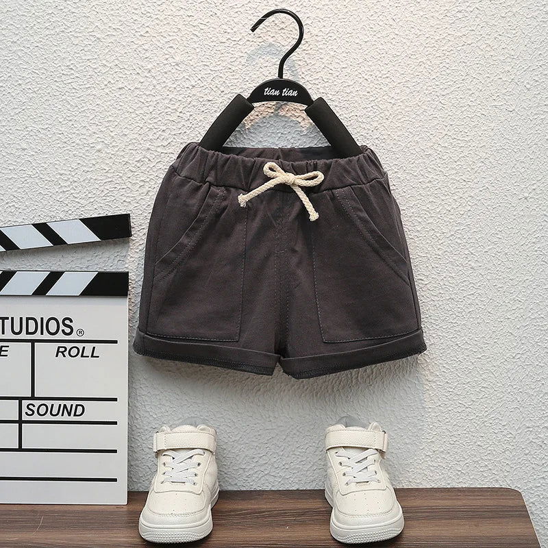 New Summer Baby Boys Clothes Sets Fashion Cotton Letter Printing T-shirts+Tooling Shorts 2pcs Kids Outfits for Infant Tracksuit - Slobuy