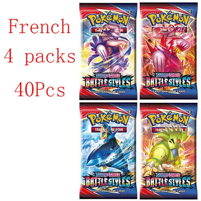 Newest Pokemon Cards French PokemonTEMPORAL FORCES LOST ORIGIN Booster Box PERDUE Fusion Trading Card Game Collection Cards Toy - Slobuy