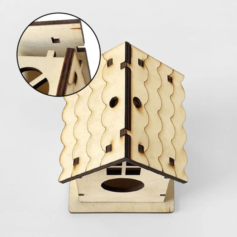 Parrot Cage House Cage Nesting Box Nest Cage Standing Hideouts Supplies DIY Bird Outdoor Nesting Box for Bird Parrot - Slobuy