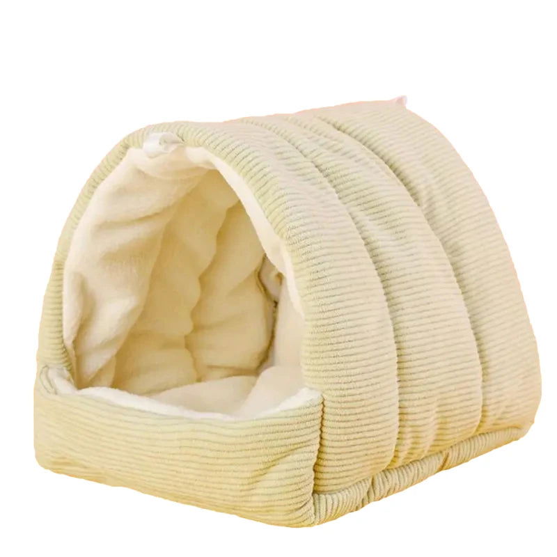 Parrot Nest Warm Bird Nest Winter House Shed Hut Hanging Hammock Cage Accessories Plush Hideaway Hamster Small Pet Parrot Nest - Slobuy