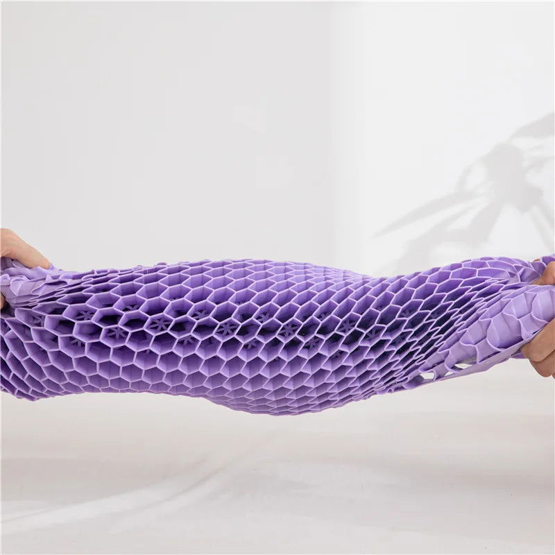 Pectin Pillow Breathable Air Layer TPE Pillow Washable with Water, Zero Pressure Cervical Neck Pillow Latex Adult Single Pillow - Slobuy