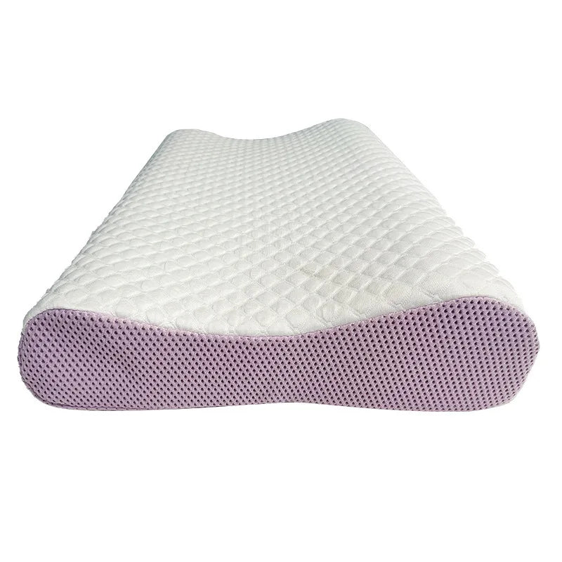 Pectin Pillow Breathable Air Layer TPE Pillow Washable with Water, Zero Pressure Cervical Neck Pillow Latex Adult Single Pillow - Slobuy