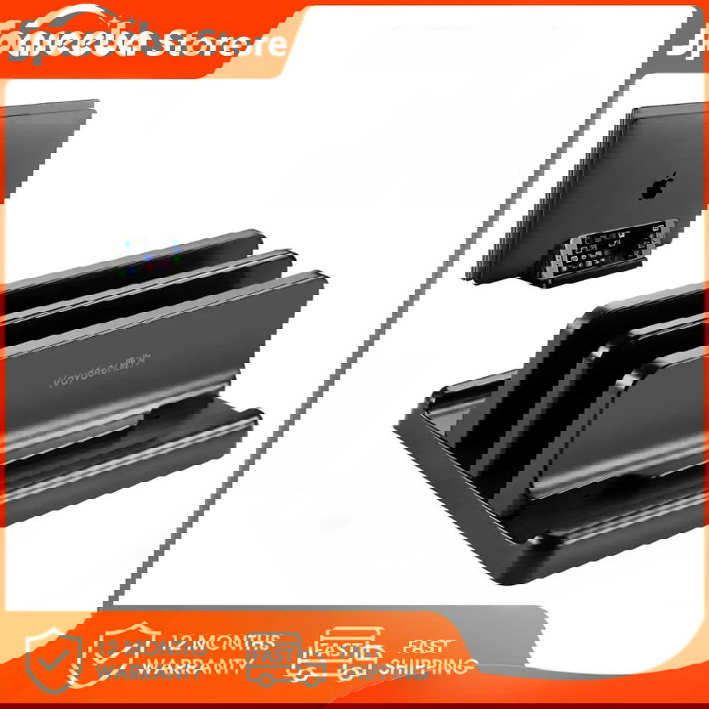 Vertical Laptop Stand Plastic Portable Macbook/Tablet/Phone Holder Adjustable Desktop Notebook Dock Space Save Accessory-Vaydeer - Slobuy