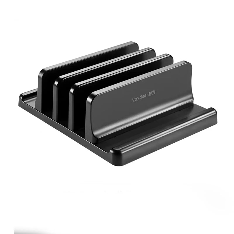 Vertical Laptop Stand Plastic Portable Macbook/Tablet/Phone Holder Adjustable Desktop Notebook Dock Space Save Accessory-Vaydeer - Slobuy