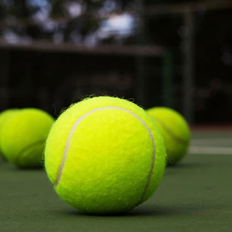 Professional Reinforced Rubber Tennis Ball Shock Absorber High Elasticity Durable Training Ball for Club School Training - Slobuy