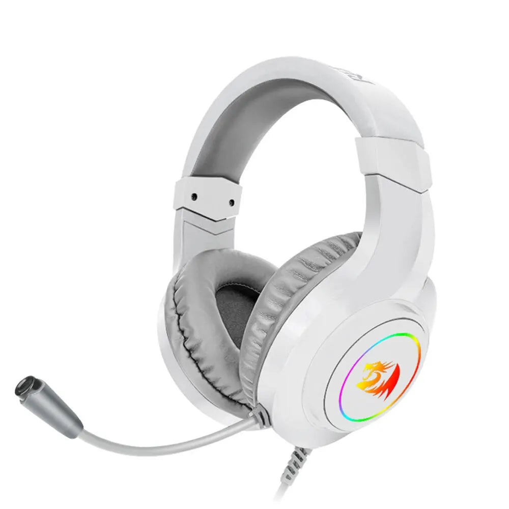 REDRAGON HYLAS H260 RGB Gaming Headphone,3.5mm Surround Sound Computer PC Headset Earphones Microphone for PS4 Switch Xbox-one - Slobuy
