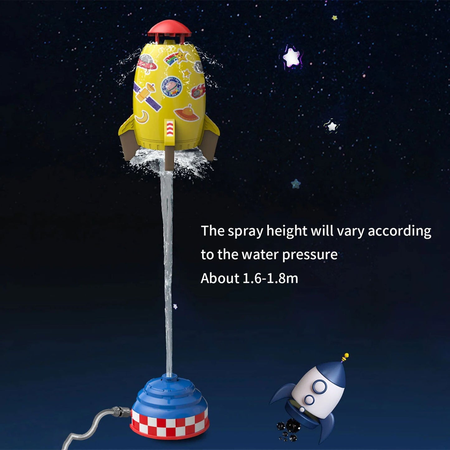 Rocket Launcher Toys Outdoor Rocket Water Pressure Lift Sprinkler Toy Fun Interaction In Garden Lawn Water Spray Toys for Kids - Slobuy