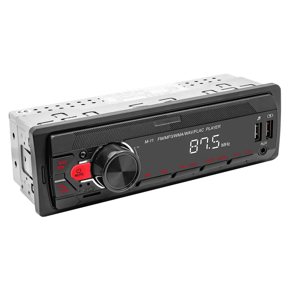 M11 Car Radio Stereo Player Digital Bluetooth Car MP3 Player FM Radio Stereo Audio Music USB/SD with In Dash AUX Input - Slobuy