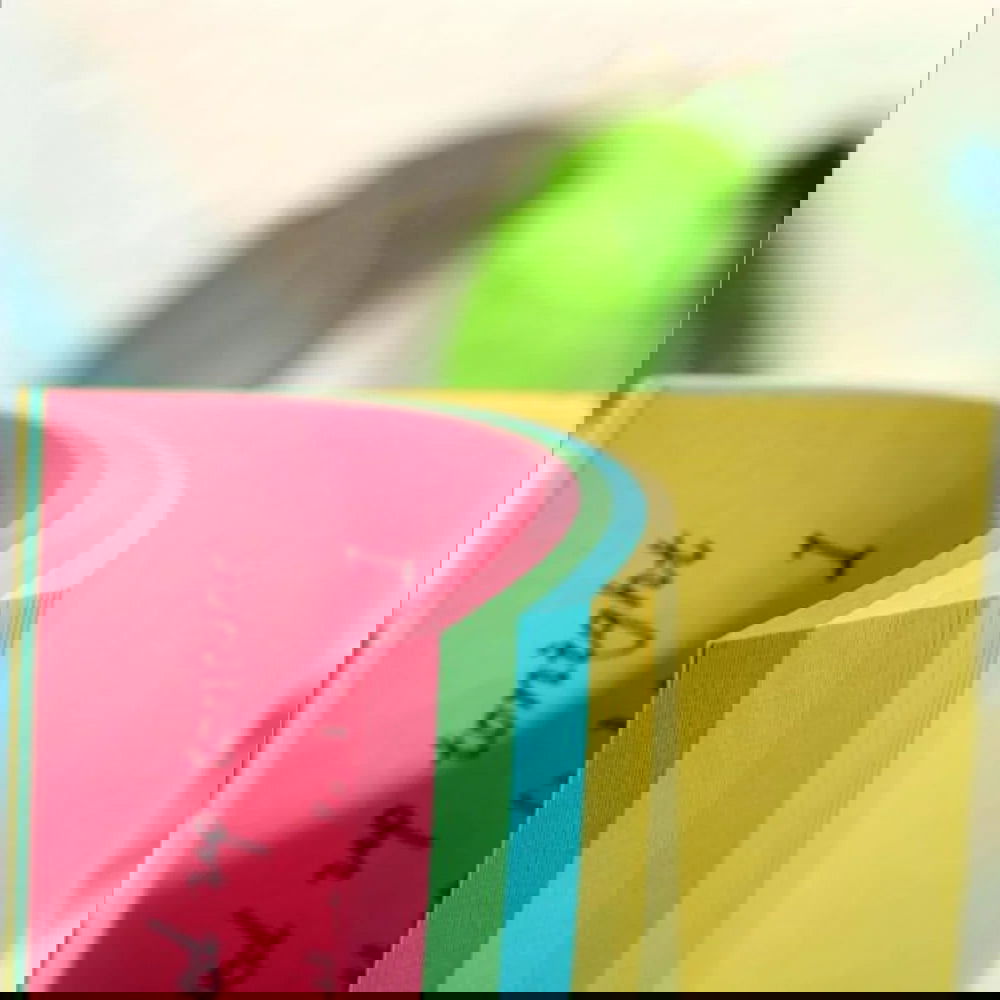 STONEGO Multicolor Memo Pad Sticker Paper office Stationery 100 Pages Pocket Notepad sticky Notes - Slobuy