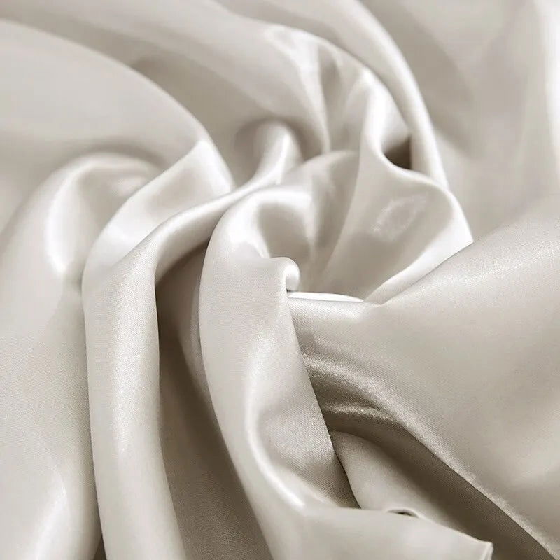 Satin Pillowcases Hair Skin Friendly Simulation Silk Pillowcases With Envelope Closure For Bedroom Office Living Room No Pillow - Slobuy