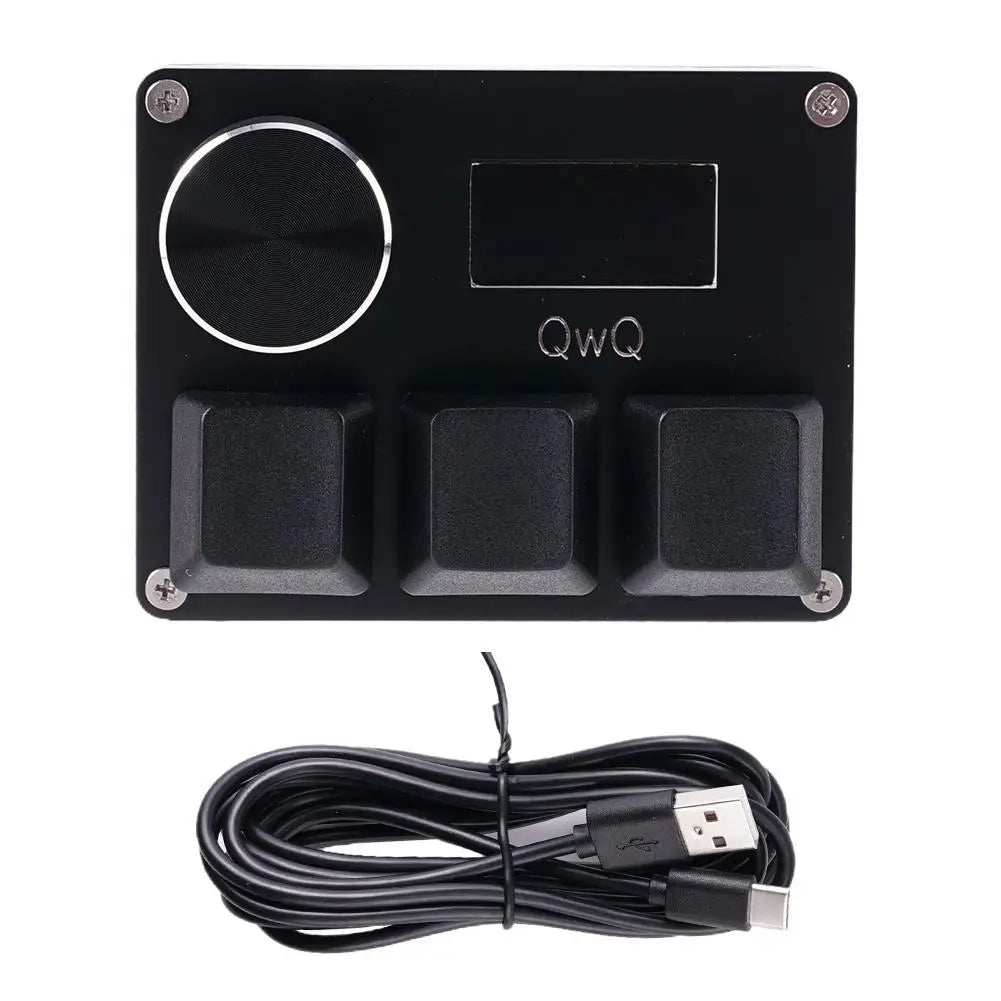 SayoDevice OSU Keyboard O3C Rapid Trigger Hall Switches Magnetic Red Switches Keyboard With Knob Screen Copy Paste Shotcut - Slobuy