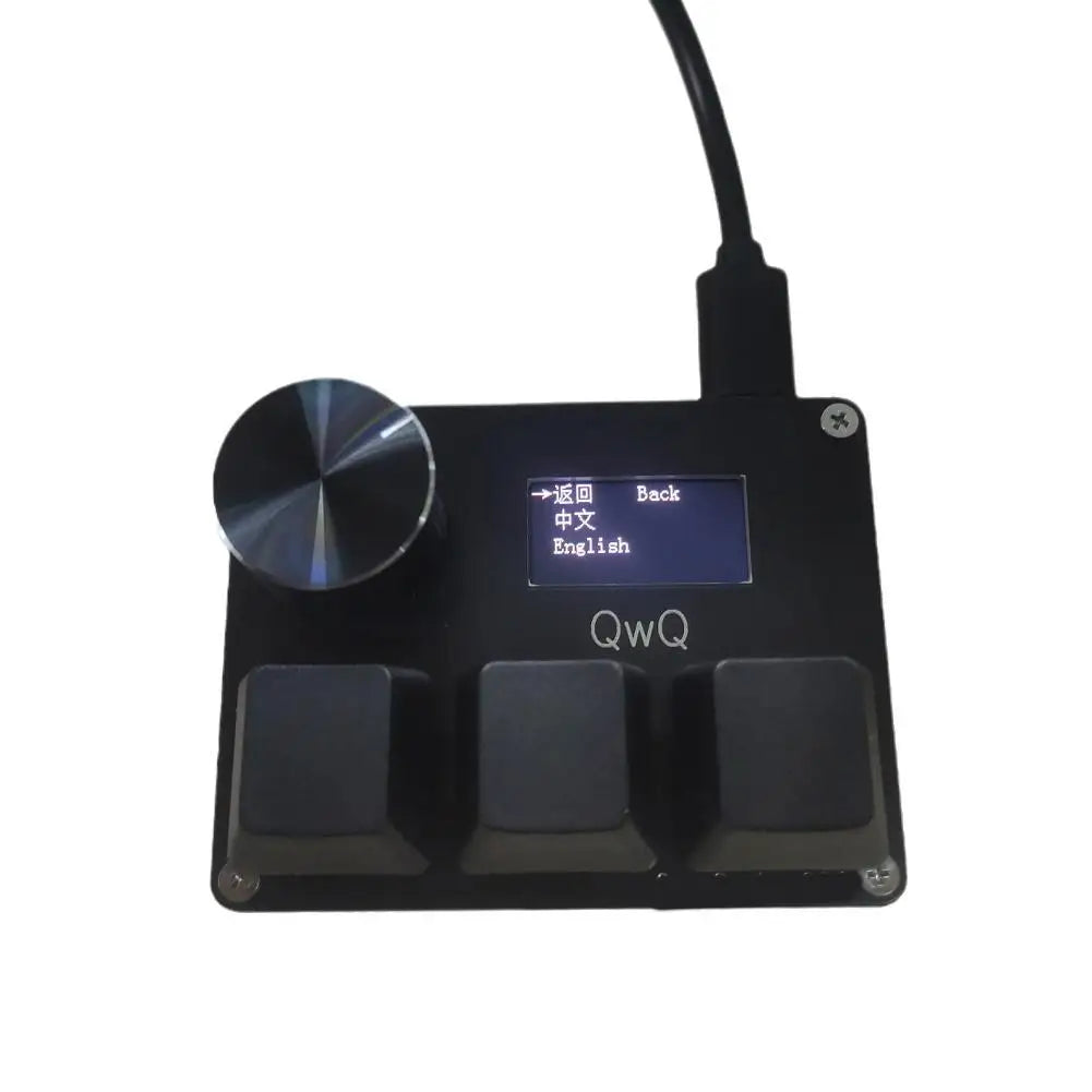 SayoDevice OSU Keyboard O3C Rapid Trigger Hall Switches Magnetic Red Switches Keyboard With Knob Screen Copy Paste Shotcut - Slobuy