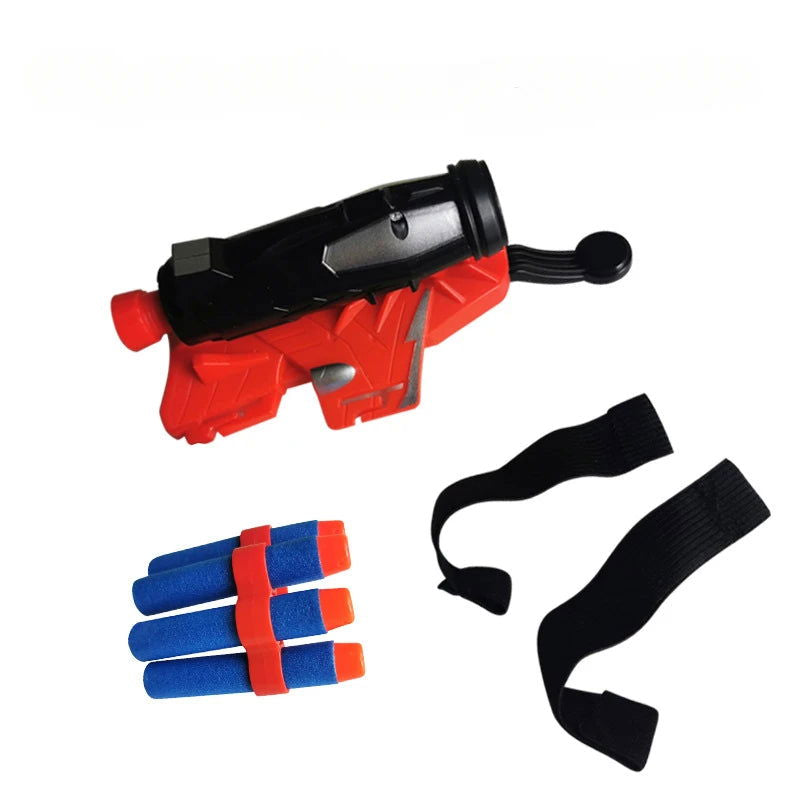 Soft Bullets Launcher Spray Wrist With Gloves Launching Soft Bomb Toy Gun Outdoor Games Toys - Slobuy