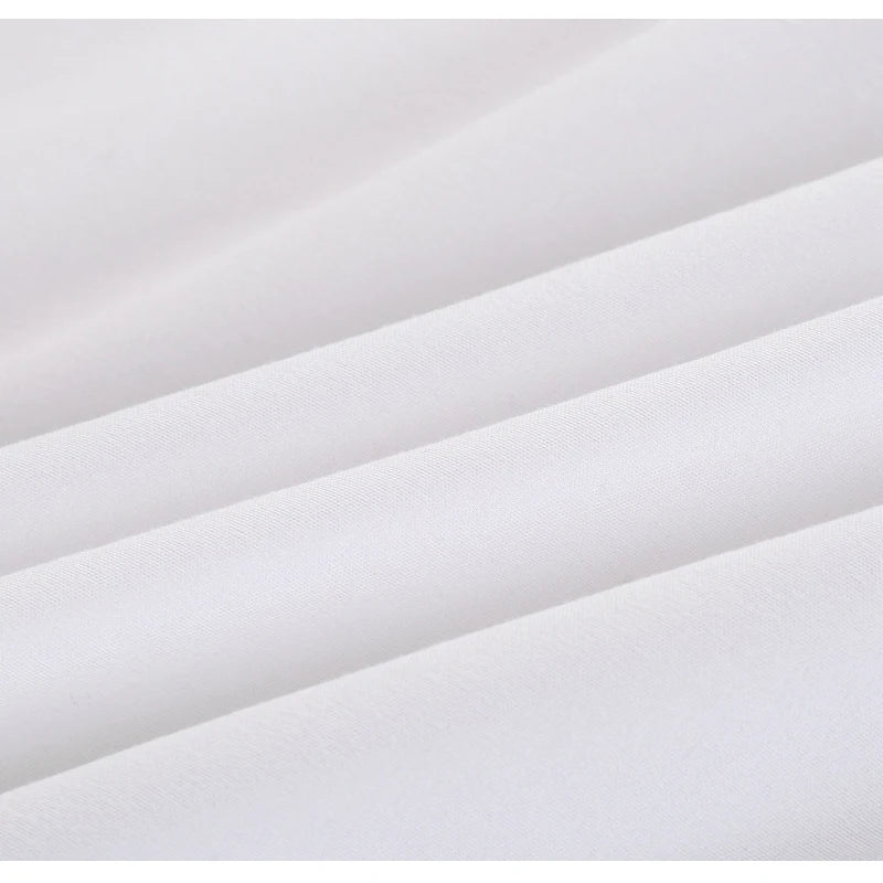 Solid Fitted Bed Sheet Mattress Protect Cover 90/140/160/180/200/220X200 With Elastic Band Sheets King Queen Double Single - Slobuy