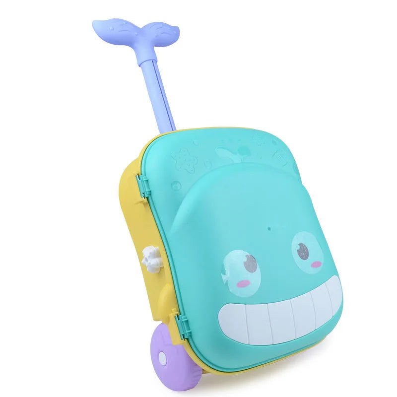 Summer Beach Sand Play Toys for Kids Luggage Toy Kit Water Toys Sand Bucket Pit Tool Outdoor Toys for Children Boy Girl Gifts - Slobuy