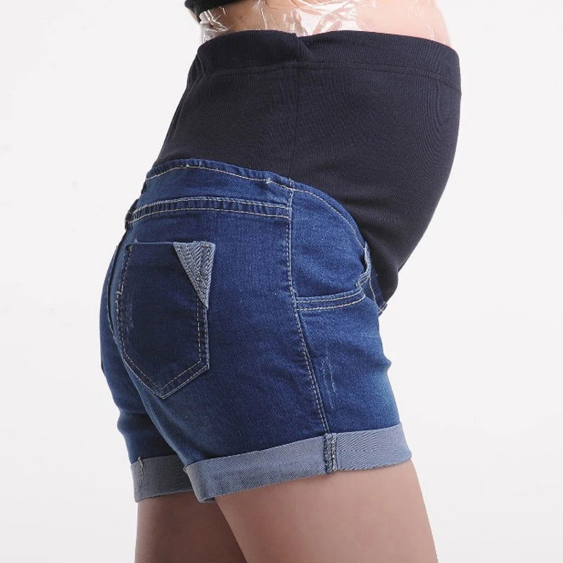 Summer Maternity Short Pregnant Denim Jean Mommy Clothing Pregnancy Jeans Maternity Clothes - Slobuy