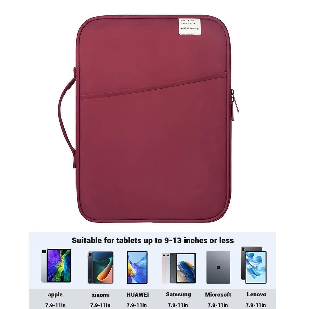 Tablet Handbag Case 9-11inch For iPad Air 4 5 Pro 11 Mini 5 6 iPad Case For XiaoMi 5 Samsung Huawei Lenovo Shockproof Pouch Bags - Slobuy