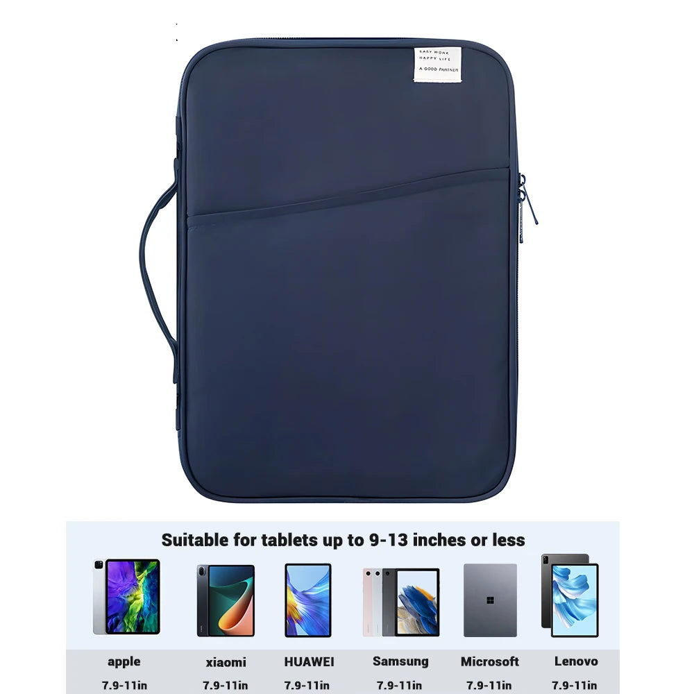Tablet Handbag Case 9-11inch For iPad Air 4 5 Pro 11 Mini 5 6 iPad Case For XiaoMi 5 Samsung Huawei Lenovo Shockproof Pouch Bags - Slobuy
