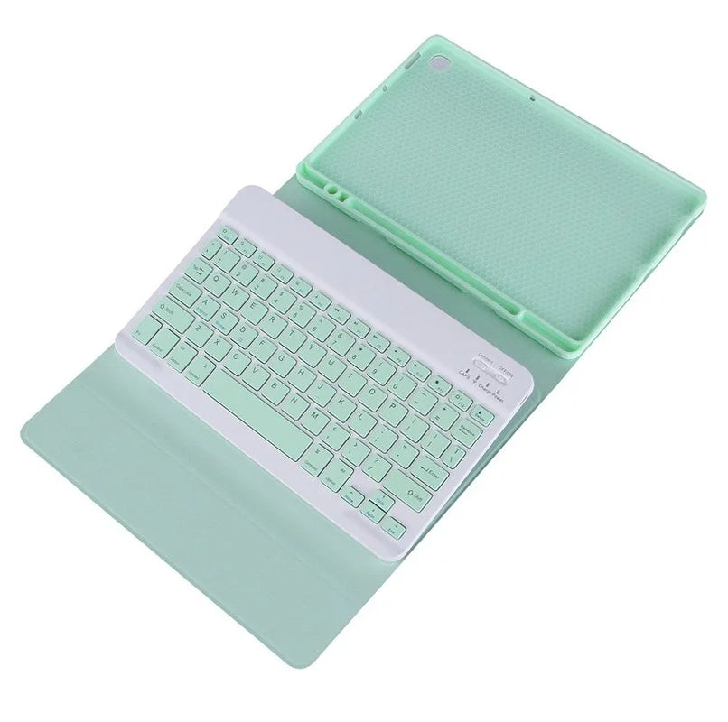 Tablet Keyboard Case for Samsung Galaxy Tab S6 Lite Tab A7 Lite Tab A7 Tab A8 Tab S7 Tab S8 Tab S9 11 10.5 10.4 8.7 inch - Slobuy