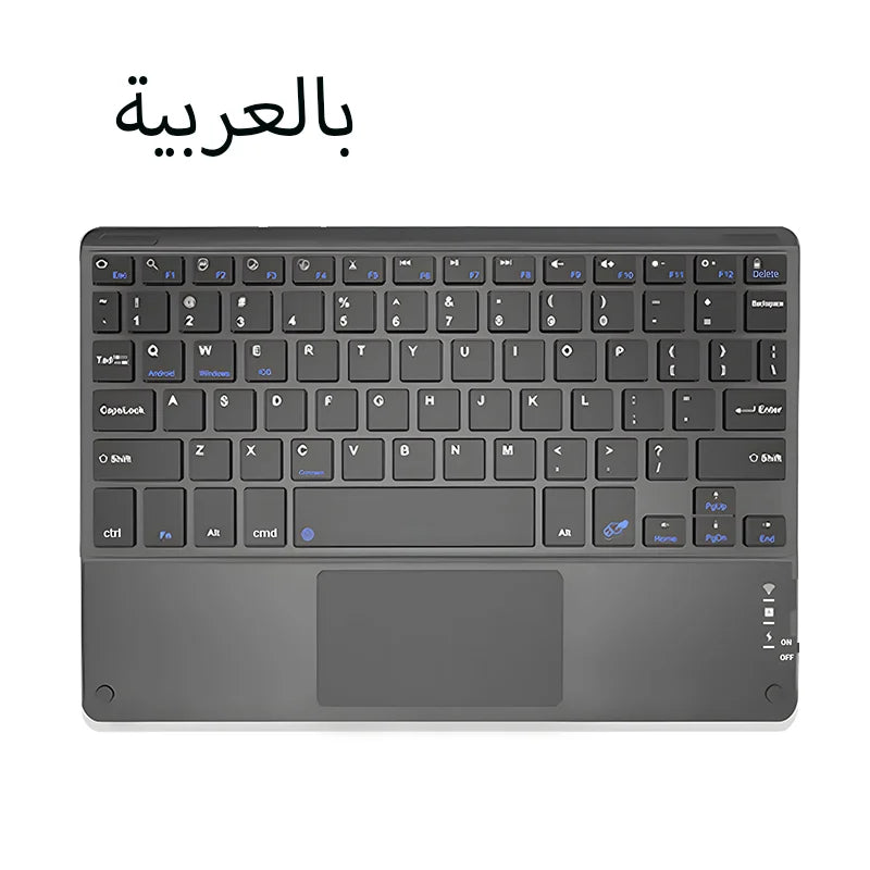TrackPad Bluetooth Keyboard With Mouse For IOS Android Windows Wireless Keyboard For Tablet Phone Accessories For iPad Keyboard - Slobuy