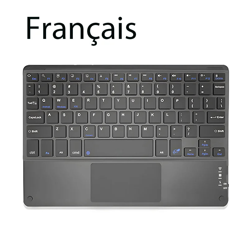TrackPad Bluetooth Keyboard With Mouse For IOS Android Windows Wireless Keyboard For Tablet Phone Accessories For iPad Keyboard - Slobuy