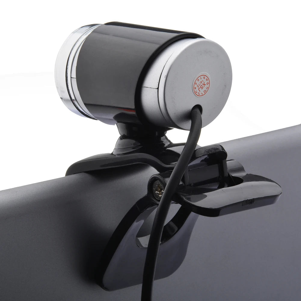 USB Webcam 12.0 MP HD Web Cam Computer Laptop PC 360 Degree Rotatable Clip-on Glass Lens Camera for Youtube Skype MSN - Slobuy
