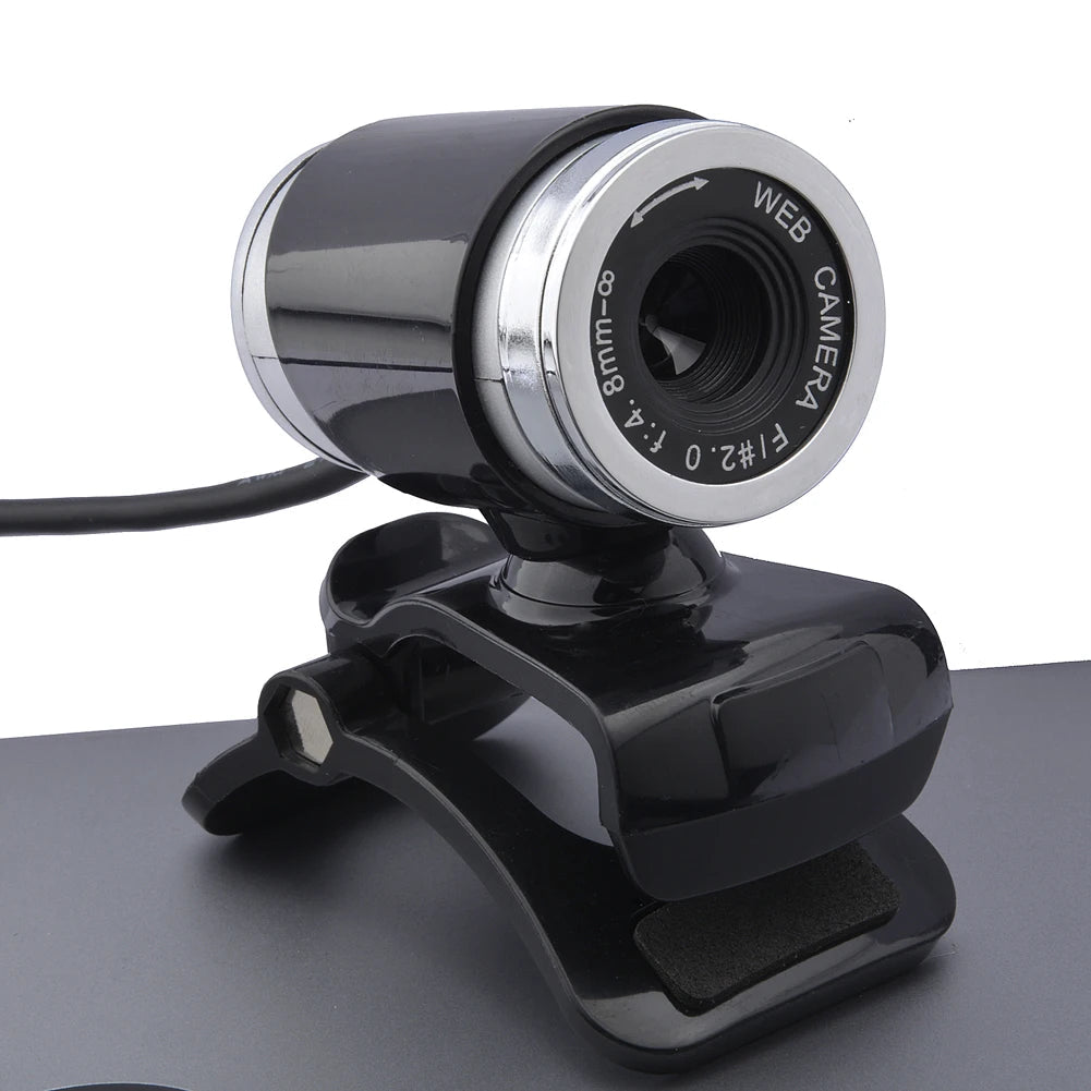 USB Webcam 12.0 MP HD Web Cam Computer Laptop PC 360 Degree Rotatable Clip-on Glass Lens Camera for Youtube Skype MSN - Slobuy
