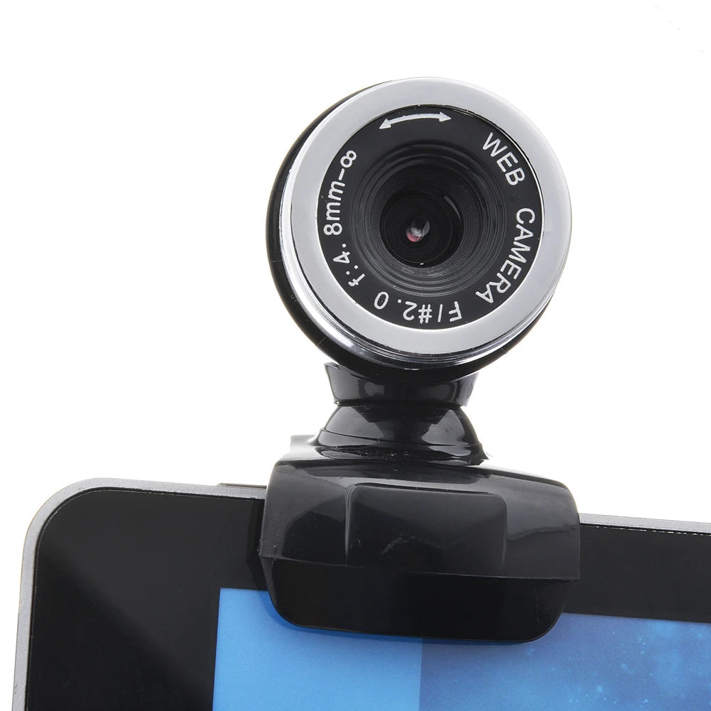 USB Webcam 12.0 MP HD Web Cam Computer Laptop PC 360 Degree Rotatable Clip-on Glass Lens Camera for Youtube Skype MSN - Slobuy