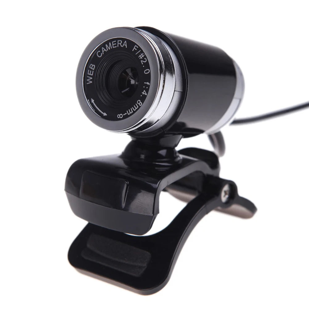 USB Webcam 12.0 MP HD Web Cam Computer Laptop PC 360 Degree Rotatable Clip-on Glass Lens Camera for Youtube Skype MSN - Slobuy