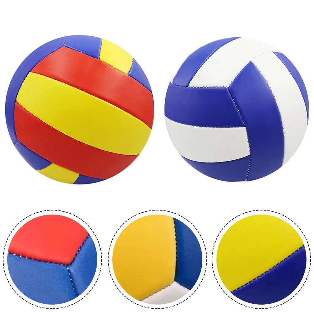 Volleyball, No 5, Soft And Light PVC Rubber, Enhances Durability With Machine Stitching, Suitable For All Ages And Skill Levels - Slobuy