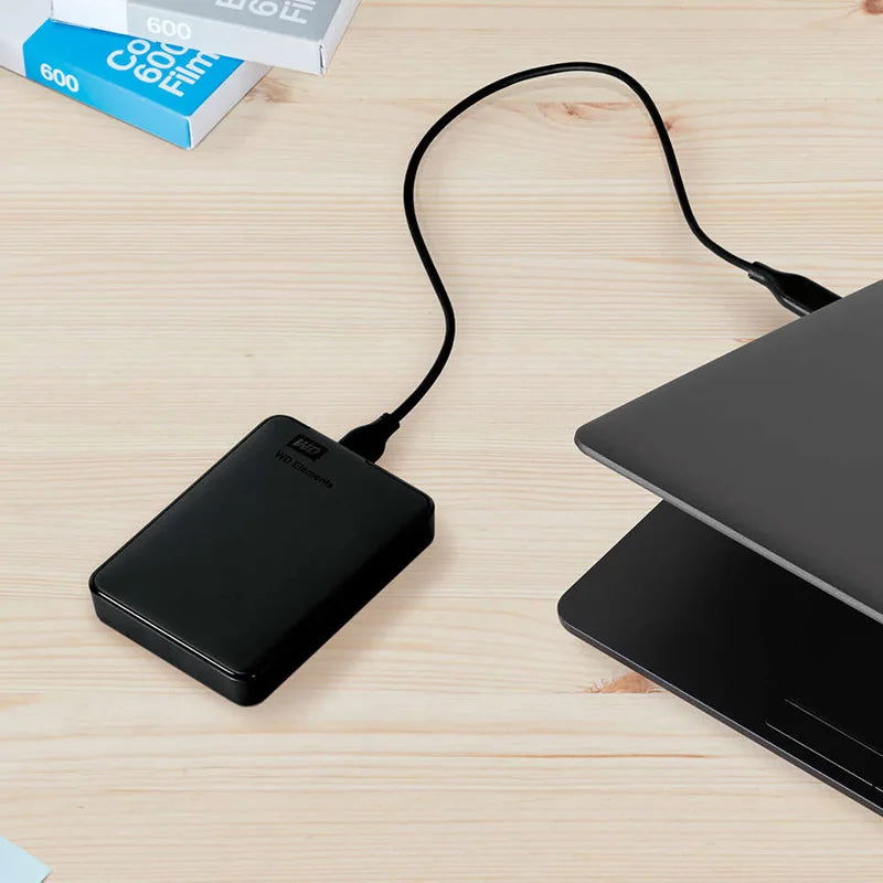 WD Elements Portable External Hard Drive Disk HD 1TB 2TB High capacity SATA USB 3.0 Storage Device Original for Computer Laptop - Slobuy